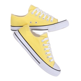 Zapatillas de mujer clásicas amarillas 7050Y Amarillo