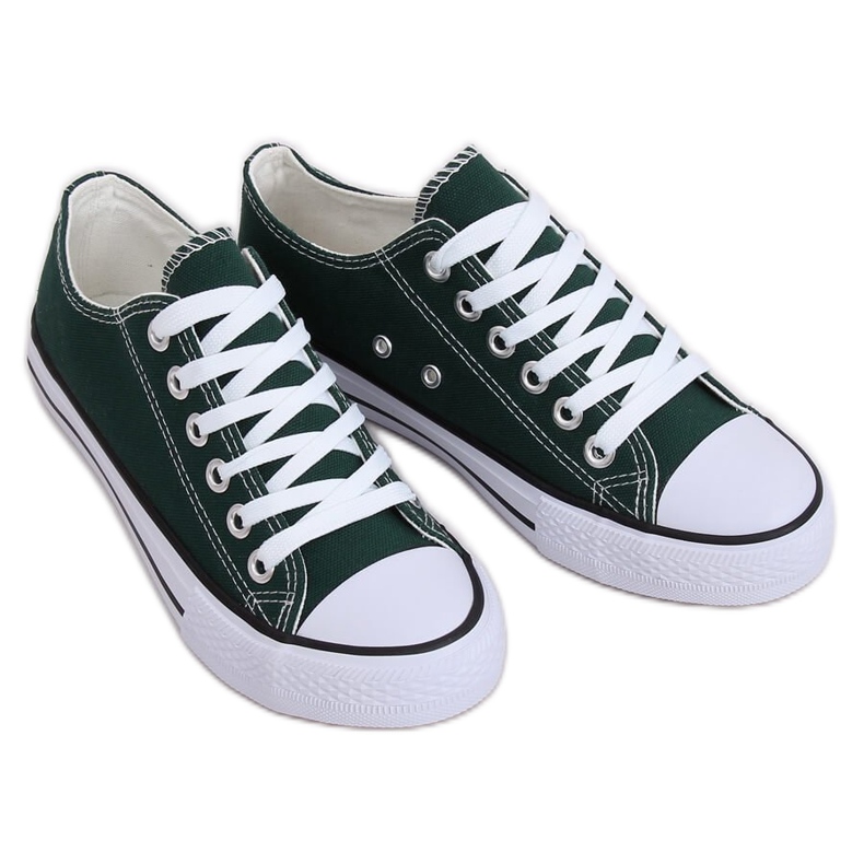 Zapatillas de mujer clásicas verdes 7050Y Verde