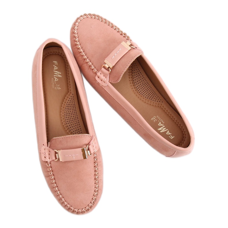 Pink Mocasines de mujer FM3024 Pink rosado Pink Mocasines de mujer FM3024 Pink rosado