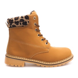 Tramperos de madera de otoño 1-16 YELL / LEO marrón amarillo