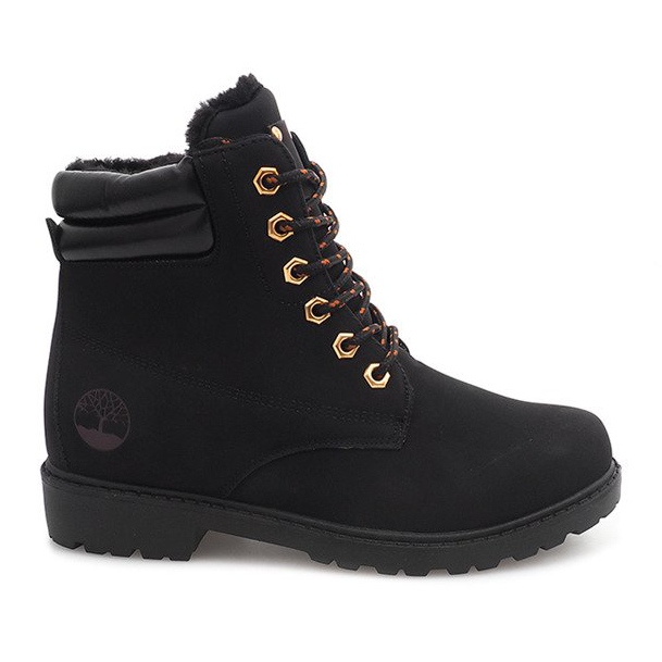 Botas de madera con aislamiento BED01 Negro