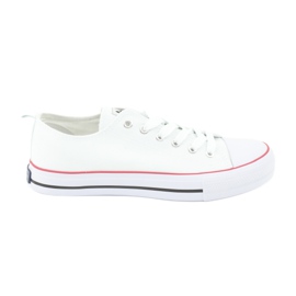 American Club Zapatillas American LH36 para hombre blanco rojo