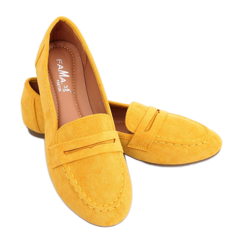 Mocasines mujer miel B2030 Amarillo Mocasines mujer miel B2030 Amarillo