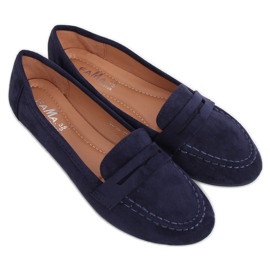 Mocasines mujer azul marino B2030 Dk Blue