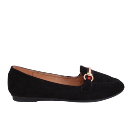 Mocasines negros de mujer B2027 Negro