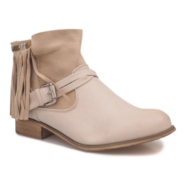 Decorado con Botas 341-PA Beige