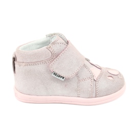 Botines velcro Koala Bartek 71150 rosado gris