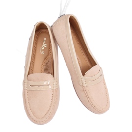 Mocasines beige mujer FM2958-3 Beige