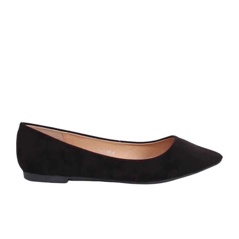 Bailarinas de mujer negras P3T1168-6 Black negro