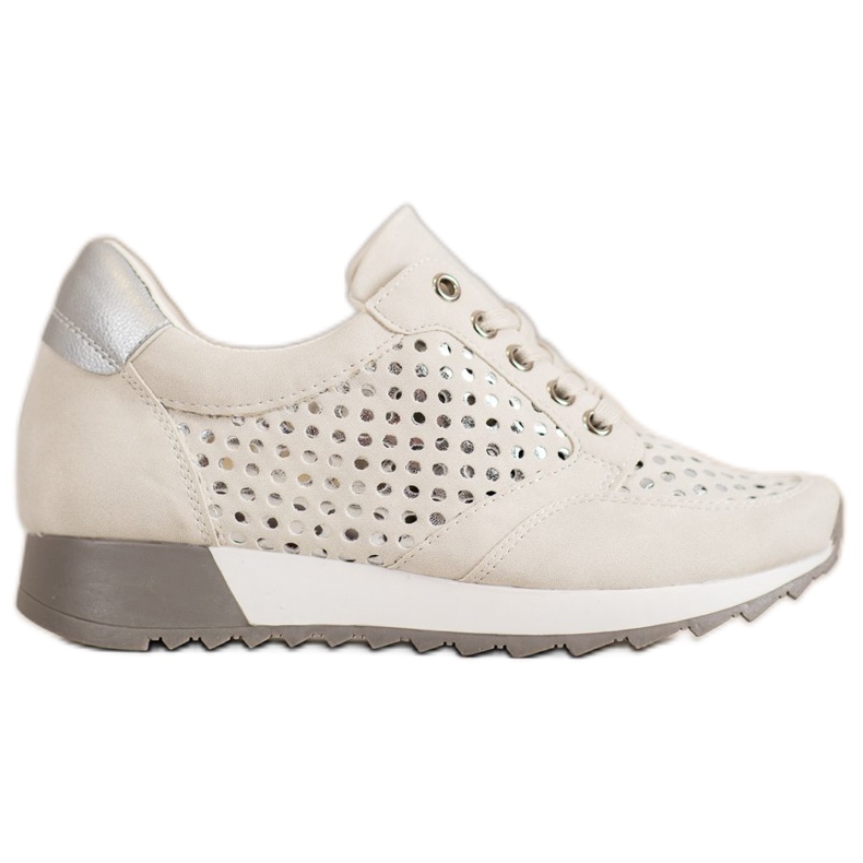 Kylie Zapatos calados en la plataforma marrón