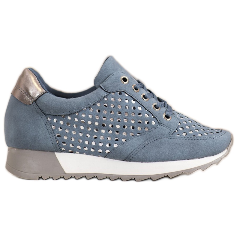 Kylie Zapatos calados en la plataforma azul Kylie Zapatos calados en la plataforma azul