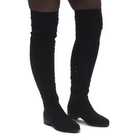 Botas de ante QQ006 # Black negro