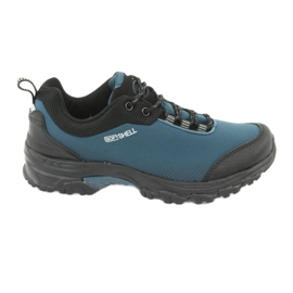 American Club WT06 zapatos de concha blanda azul negro