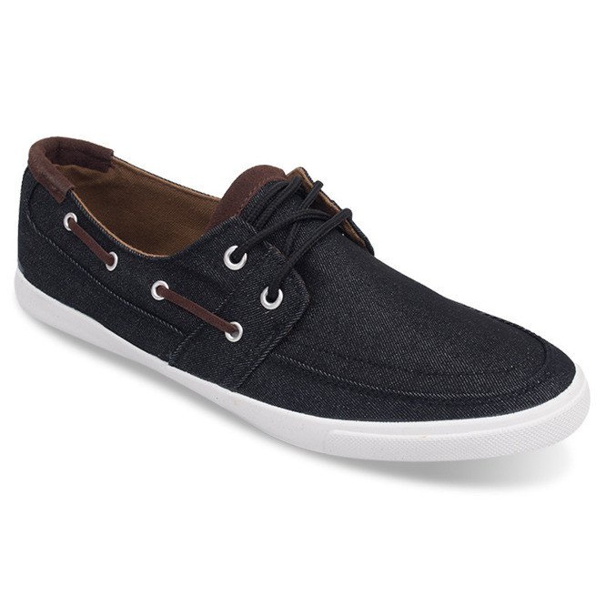 806 mocasines negros con cordones