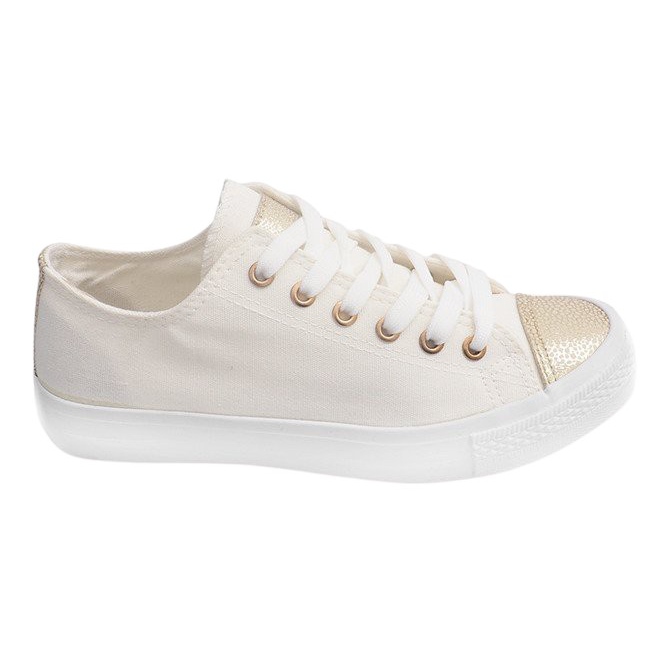 Zapatillas de mujer blancas TL13 blanco amarillo