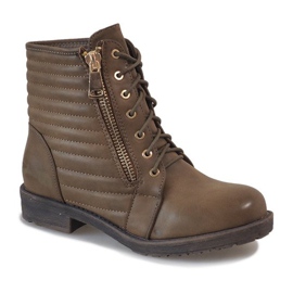 Botas caqui acolchadas 1548 multicolor verde