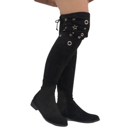 Botas de ante negro 88-227 Botas de ante negro 88-227