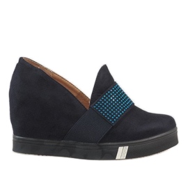 Bombas azul marino en la cuña T1715-2