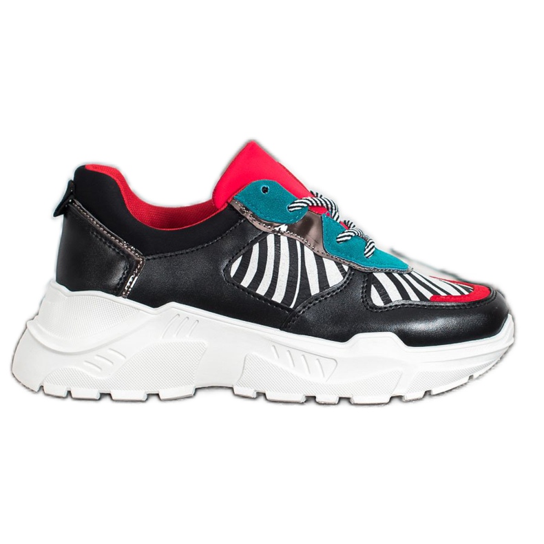 SHELOVET Zapatillas De Moda negro multicolor