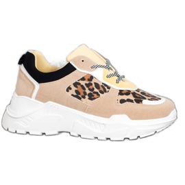 SHELOVET Zapatillas con motivo animal multicolor