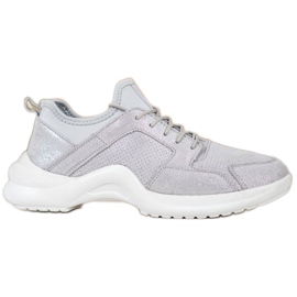 Calzado deportivo de piel VINCEZA gris