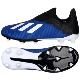 Botas de fútbol adidas X 19.3 Ll Fg Jr EG9840 negro negro