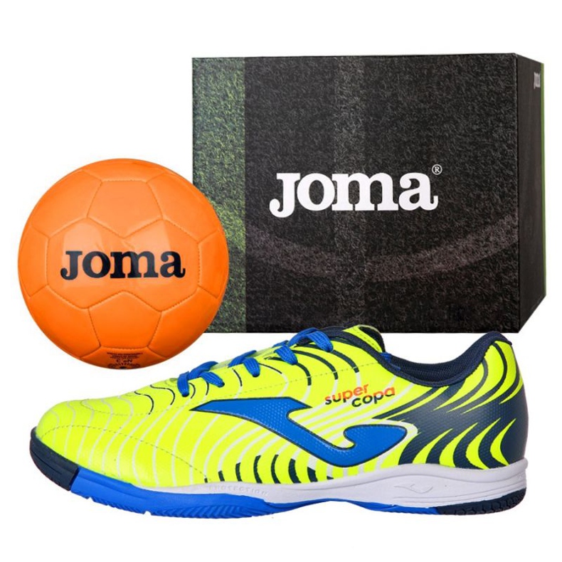 Zapatos de interior Joma Super Copa Jr 2011 In Jr SCJS.2011.IN amarillo amarillos