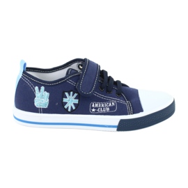 Zapatillas American Club TEN10 con velcro azul marino azul