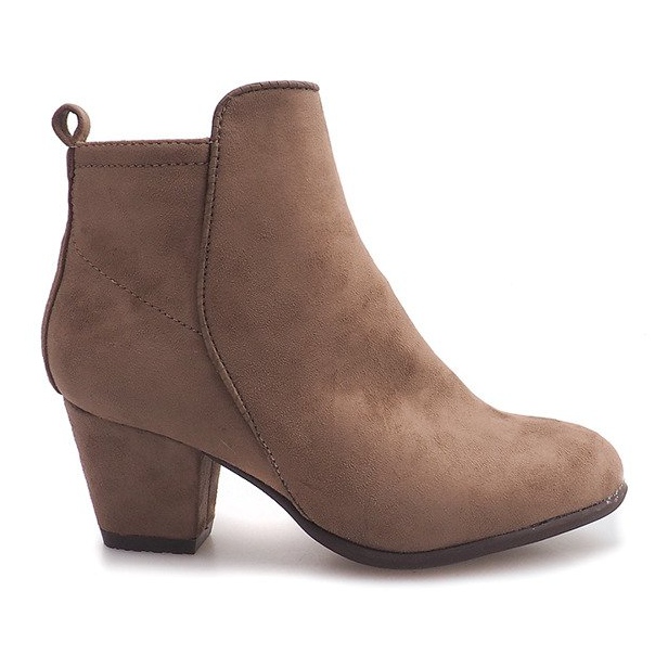 Botines de ante ZZ-210 Caqui verde