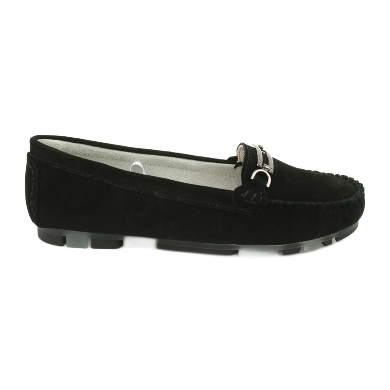 Filippo DP1202 mocasines de piel de gamuza negro
