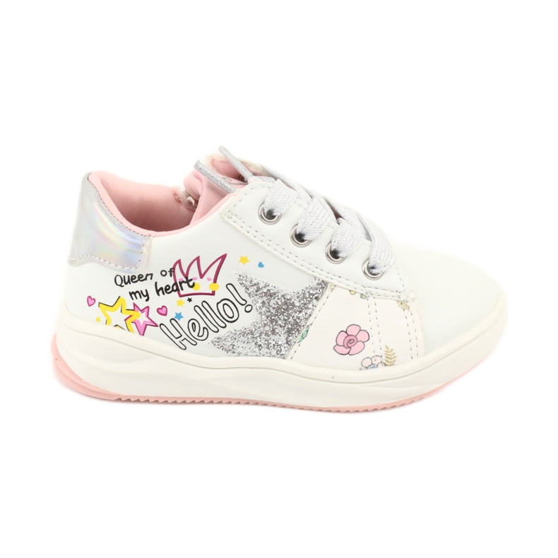 American Club Zapatos deportivos para niñas con una estrella GC15 White blanco American Club Zapatos deportivos para niñas con una estrella GC15 White blanco