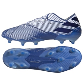 Botas de fútbol adidas Nemeziz 19.1 Fg M EG7324 multicolor azul Botas de fútbol adidas Nemeziz 19.1 Fg M EG7324 multicolor azul