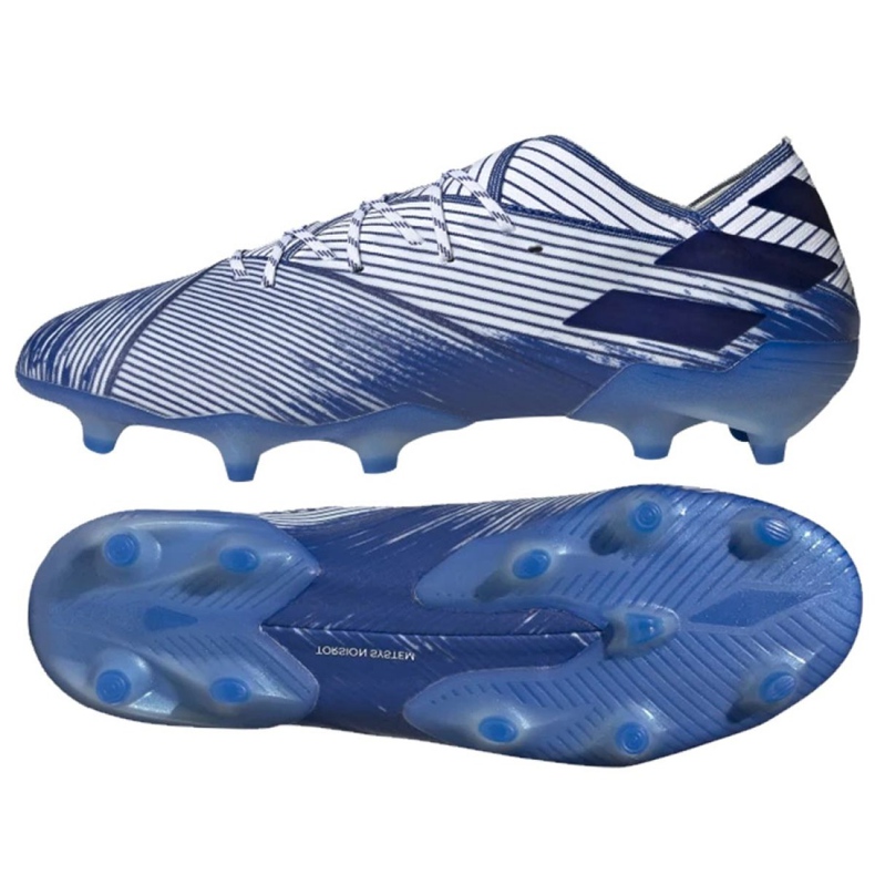 Botas de fútbol adidas Nemeziz 19.1 Fg M EG7324 multicolor azul