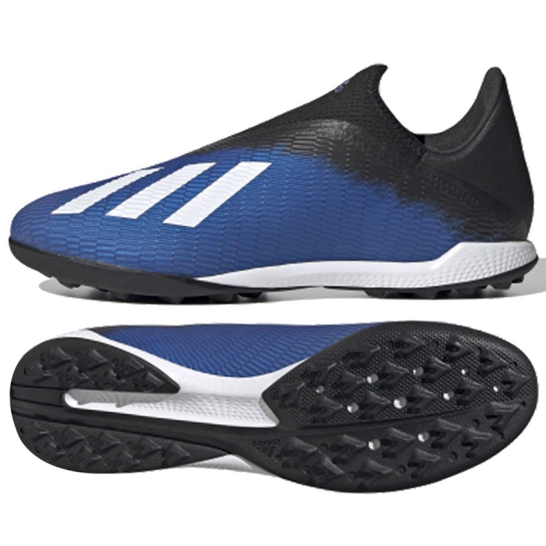 Botas de fútbol adidas X 19.3 Ll Tf M EG7176 azul azul Botas de fútbol adidas X 19.3 Ll Tf M EG7176 azul azul