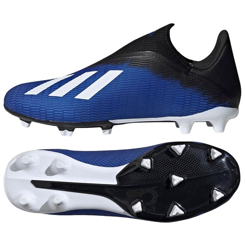 Botas de fútbol adidas X 19.3 Ll Fg M EG7178 azul azul