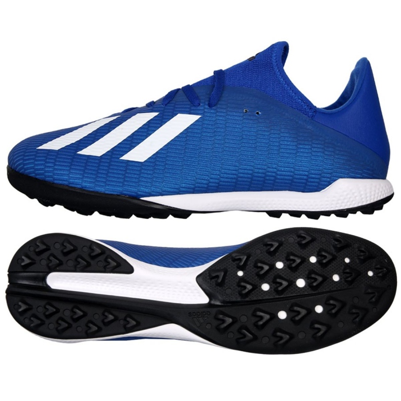 Botas de fútbol adidas X 19.3 Tf M EG7155 azul azul