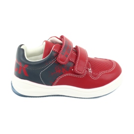 American Club Zapatos deportivos de velcro rojo/azul marino