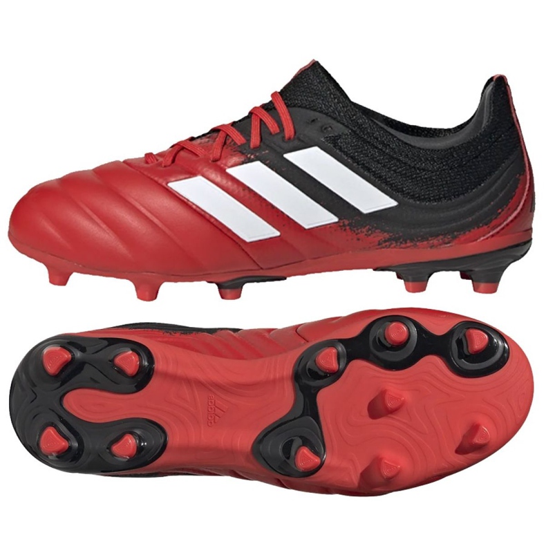 Botas de fútbol adidas Copa 20.1 Fg Jr EF1909 rojo rojo