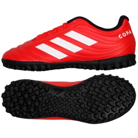 Botas de fútbol adidas Copa 20.4 Tf Jr EF1925 rojo rojo