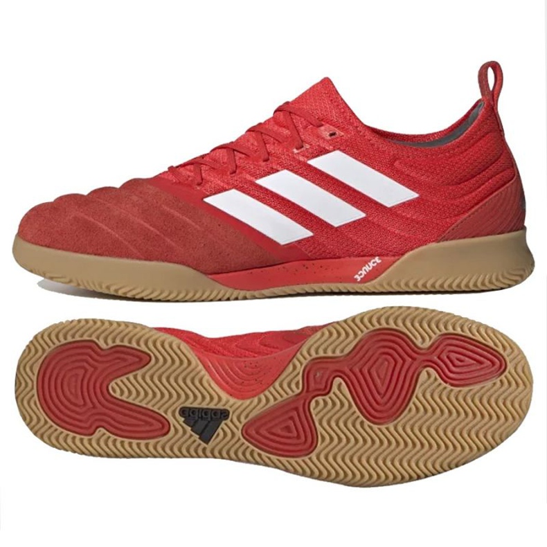 Zapatos de interior adidas Copa 20.1 In M G28623 rojo naranjas y tintos
