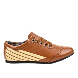 Zapato jazz clásico marrón 028-1