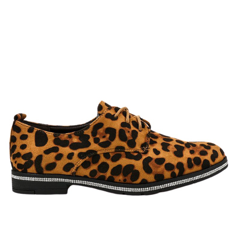 Zapatos de jazz negros, gamuza leopardo C-7222 multicolor Zapatos de jazz negros, gamuza leopardo C-7222 multicolor