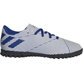 Botas de fútbol adidas Nemeziz 19.4 Tf Jr FV3313 multicolor azul
