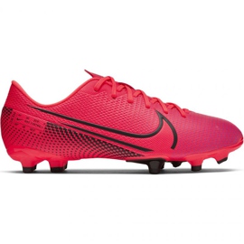 Zapatillas de fútbol Nike Mercurial Vapor 13 Academy FG / MG Jr AT8123-606 rojo rojo