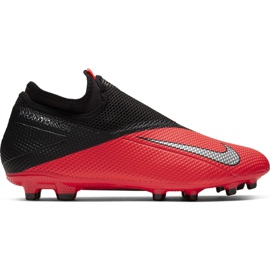 Zapatillas de fútbol Nike Phantom Vsn 2 Academy Df FG / MG M CD4156-606 rojo rojo