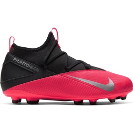 Zapatillas de fútbol Nike Phantom Vsn 2 Club Df FG / MG Jr CD4061-606 rojo rojo