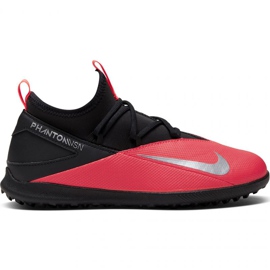 Zapatillas de fútbol Nike Phantom Vsn 2 Club Df Tf Jr CD4079-606 rojo naranjas y rojos