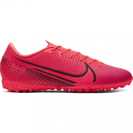 Zapatos de fútbol Nike Mercurial Vapor 13 Academy Tf M AT7996-606 rojo naranjas y rojos