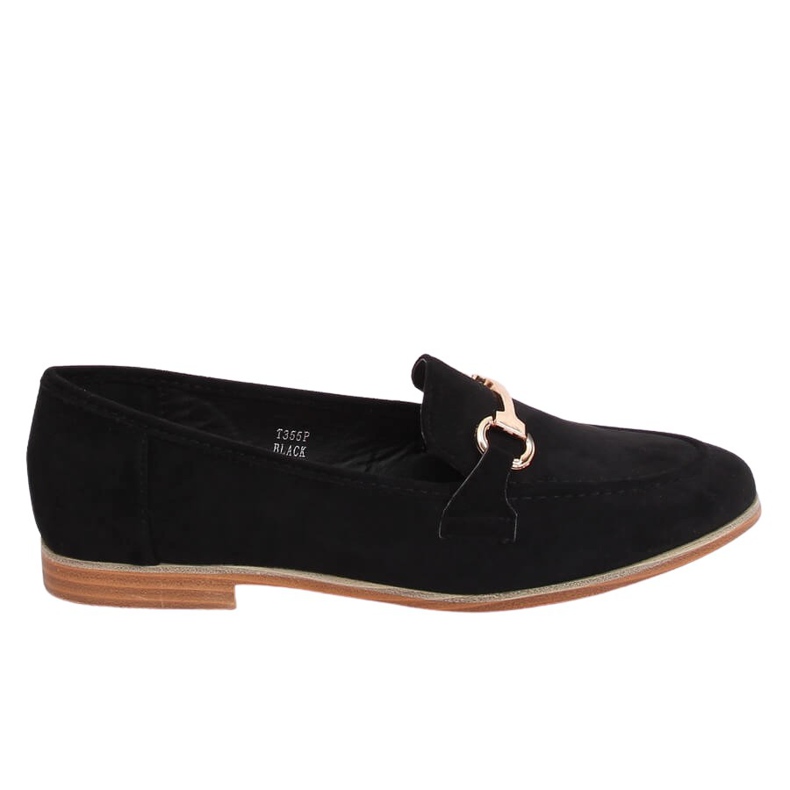 Black Mocasines negros de mujer T355P Black