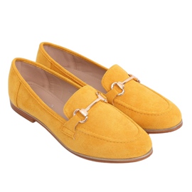 Mocasines de mujer miel T355P Amarillo